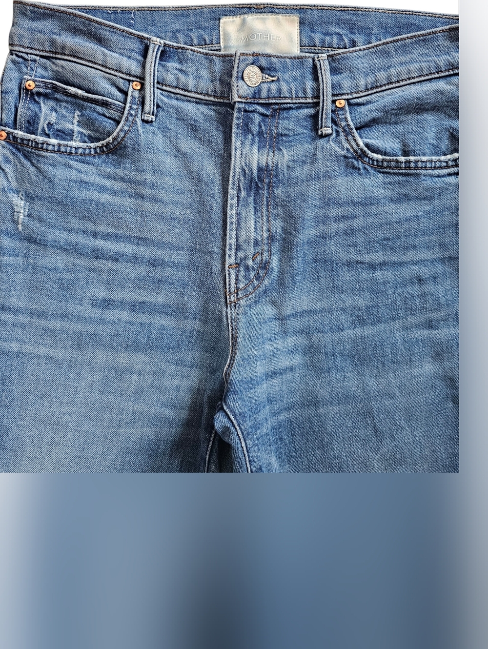 MOTHER Superior The Rascal Ankle 'A Little Dirt Never Hurt' Women's Jeans, 31 - Picture 5 of 15